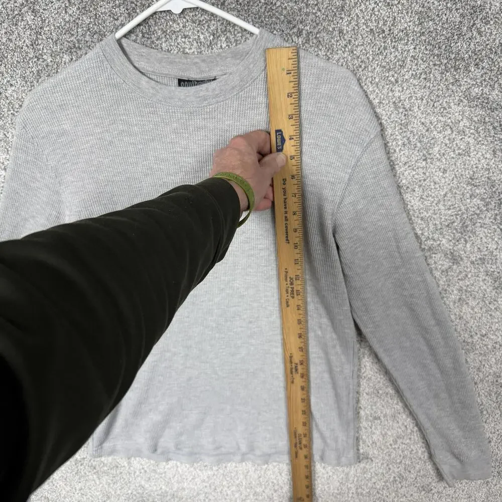 Vintage 90s Y2K Southpole Shirt T-Small Thermal Waffle Knit Streetwear Layering